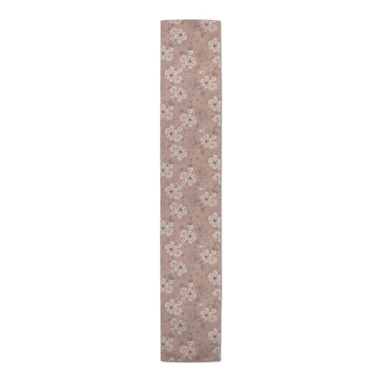 90" Multi Floral Cotton Twill Runner